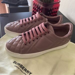 Burberry Westford Quilted Leather Sneakers